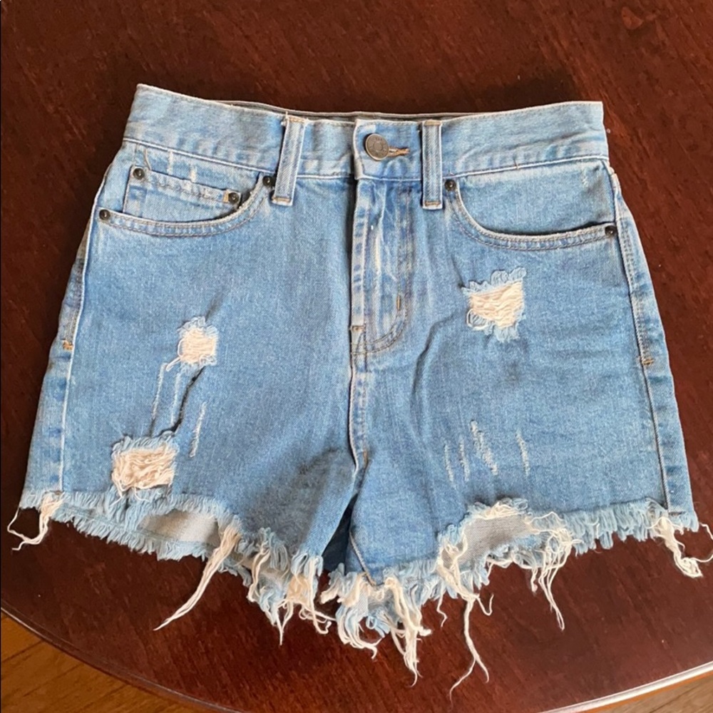 BDG Distressed Denim Shorts